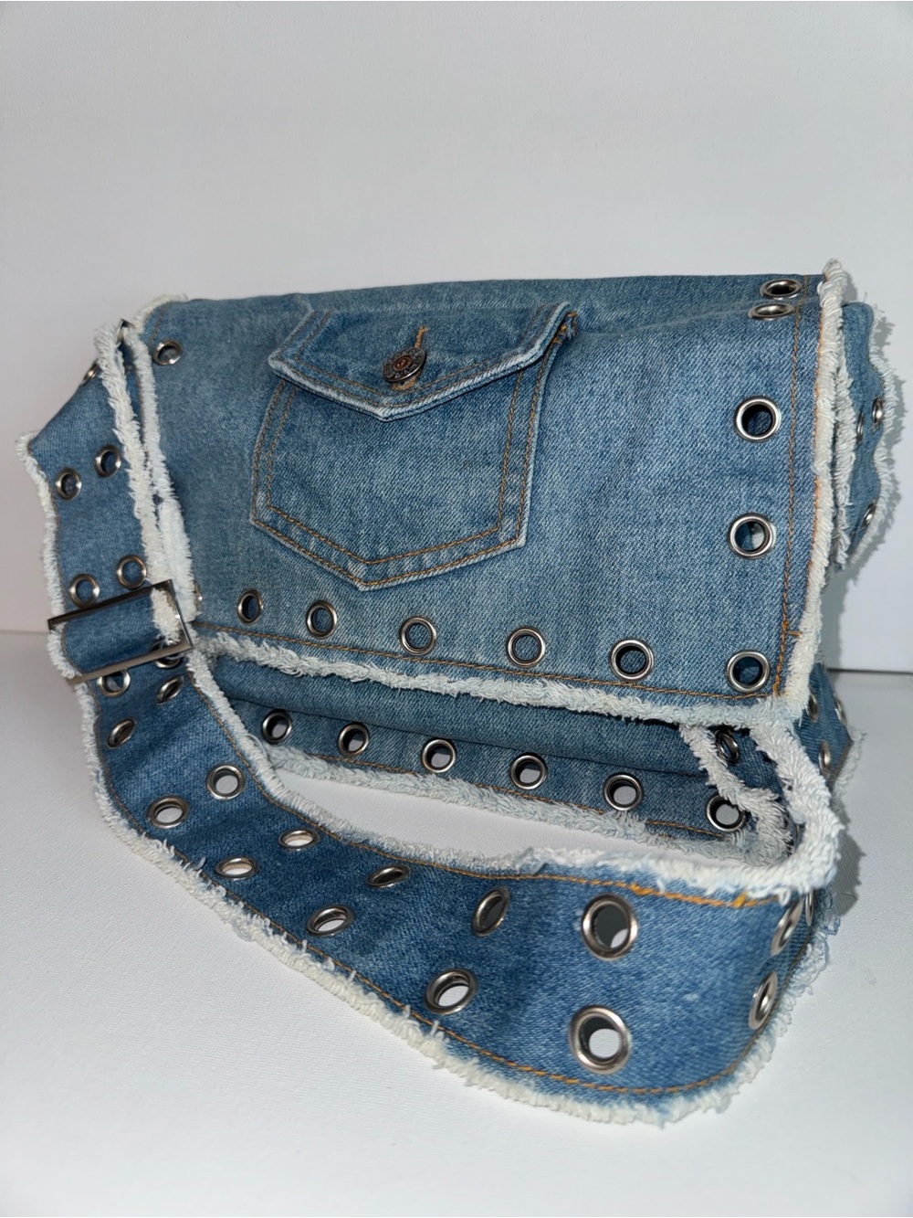 Anthropologie Denim Jacko Jeans Shoulder Bag - Picture 1 of 11